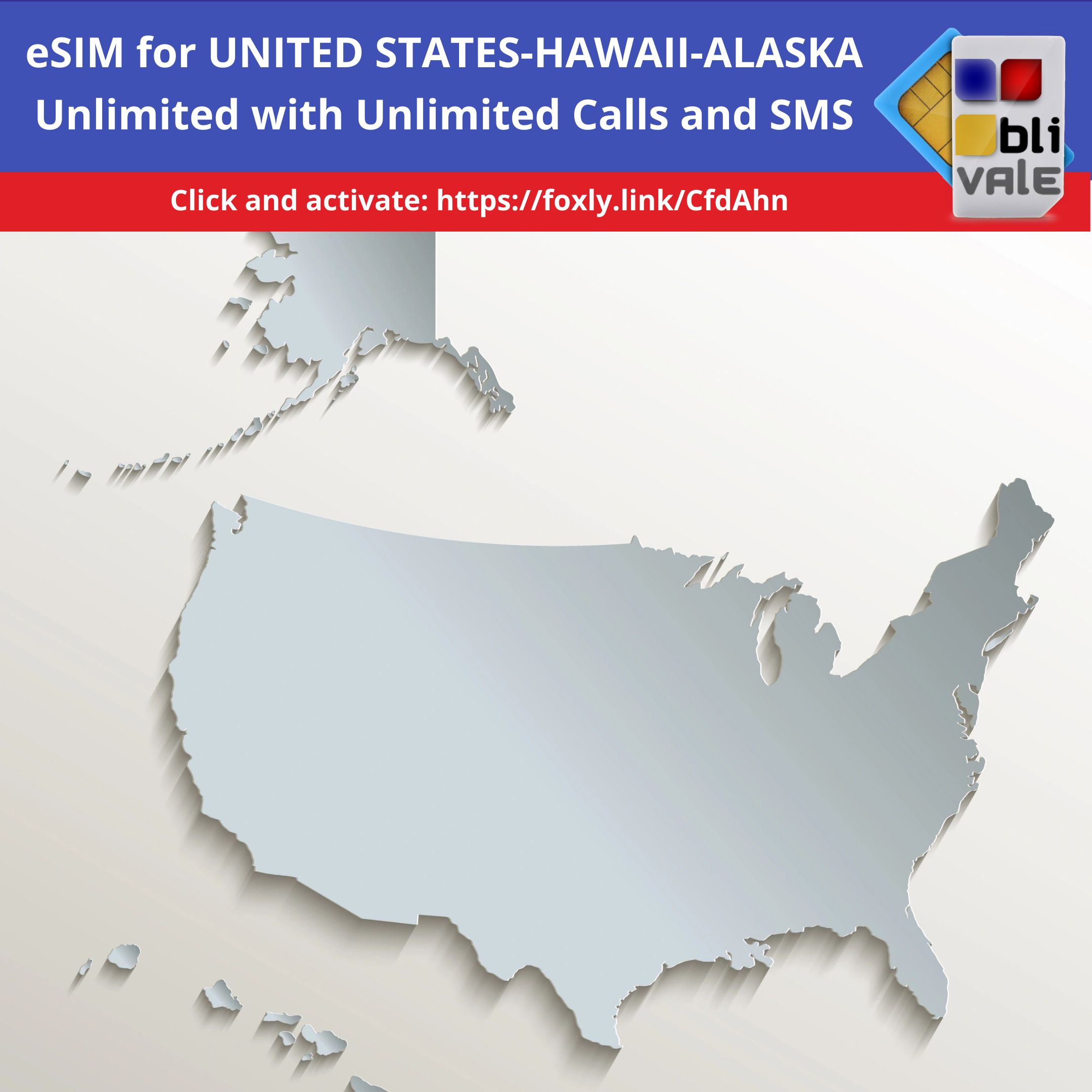 blivale_image_eSIM for UNITED STATES HAWAII ALASKA unlimited_800x800 Are you leaving for the United States, Hawaii or Alaska? Always stay connected without worries with our unlimited eSIM!